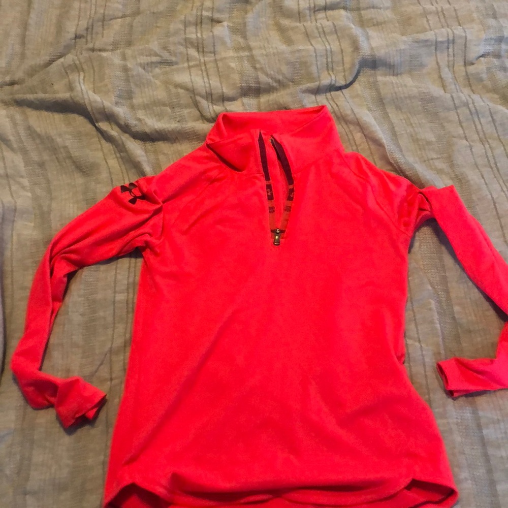Quarter zip pull over under armour